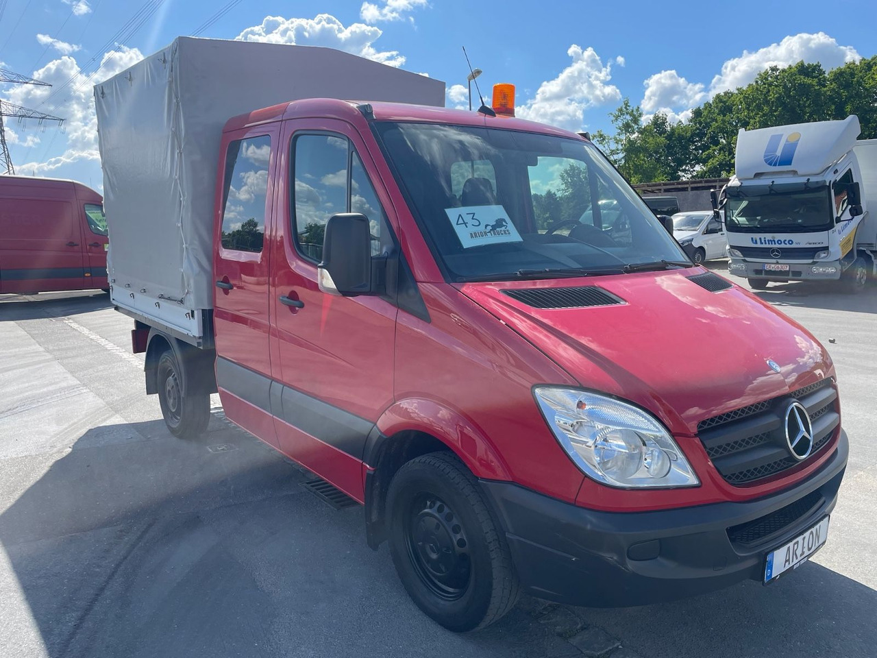 Mercedes-Benz Sprinter II 213 CDI Pritsche/DOKA/EU4/TÜV-05/27 - Utilitaire rideaux coulissants (PLSC), Utilitaire double cabine: photos 1 Mercedes-Benz Sprinter II 213 CDI Pritsche/DOKA/EU4/TÜV-05/27 - Utilitaire rideaux coulissants (PLSC), Utilitaire double cabine: photos 1