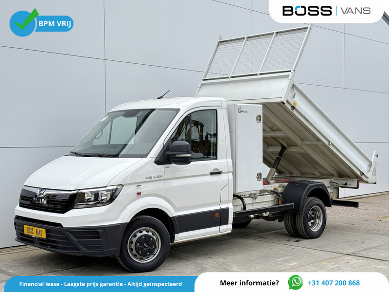 MAN TGE 5.120 2.0 TDI Kipper Dubbellucht Carplay Trekhaak Airco Camera Benne Tipper - Utilitaire benne: photos 1 MAN TGE 5.120 2.0 TDI Kipper Dubbellucht Carplay Trekhaak Airco Camera Benne Tipper - Utilitaire benne: photos 1
