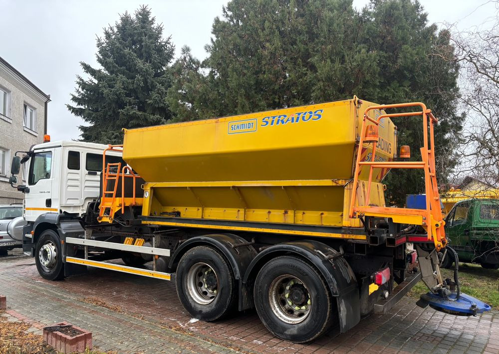 Véhicule de voirie/ Spécial, Camion MAN TGM 26.290 6X4 SCHMIDT STARTOS II PIASKARKA PŁUG: photos 7