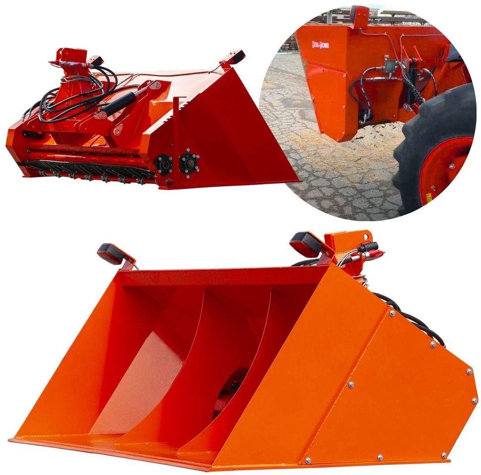 Epandeur de sable pour Tracteur agricole Metal-Technik Posypywarka MTS – do piasku, soli, żwiru 1600 / 1800 / 2000 mm 1800: photos 1