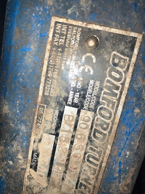 BOMFORD FALCON 5.5 - Epareuse: photos 3 BOMFORD FALCON 5.5 - Epareuse: photos 3