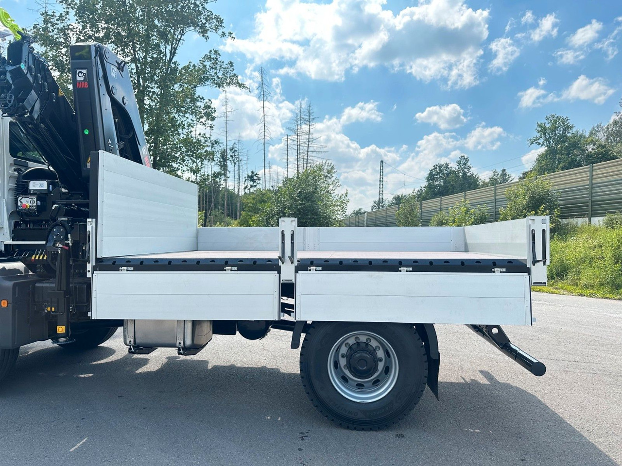 Camion plateau, Camion grue MAN TGM 18.320 4x4 Euro 6e Pritsche Hiab 228-4 Kran: photos 17