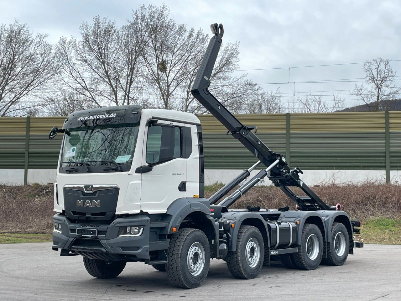 MAN TGS 35.480 8x4 Euro6e Hiab MultLift Abrollkipper - Camion ampliroll, Camion grue: photos 3 MAN TGS 35.480 8x4 Euro6e Hiab MultLift Abrollkipper - Camion ampliroll, Camion grue: photos 3