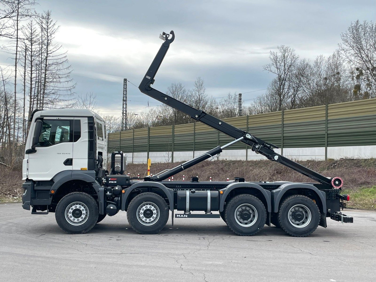 MAN TGS 35.480 8x4 Euro6e Hiab MultLift Abrollkipper - Camion ampliroll, Camion grue: photos 4 MAN TGS 35.480 8x4 Euro6e Hiab MultLift Abrollkipper - Camion ampliroll, Camion grue: photos 4