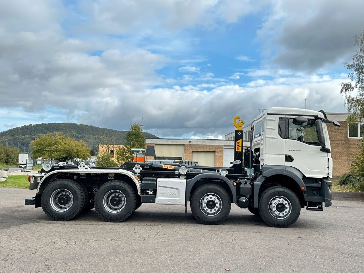 Camion ampliroll MAN TGS 41.440 8x4 Euro6e Hyva 26-55 Abrollkipper: photos 5
