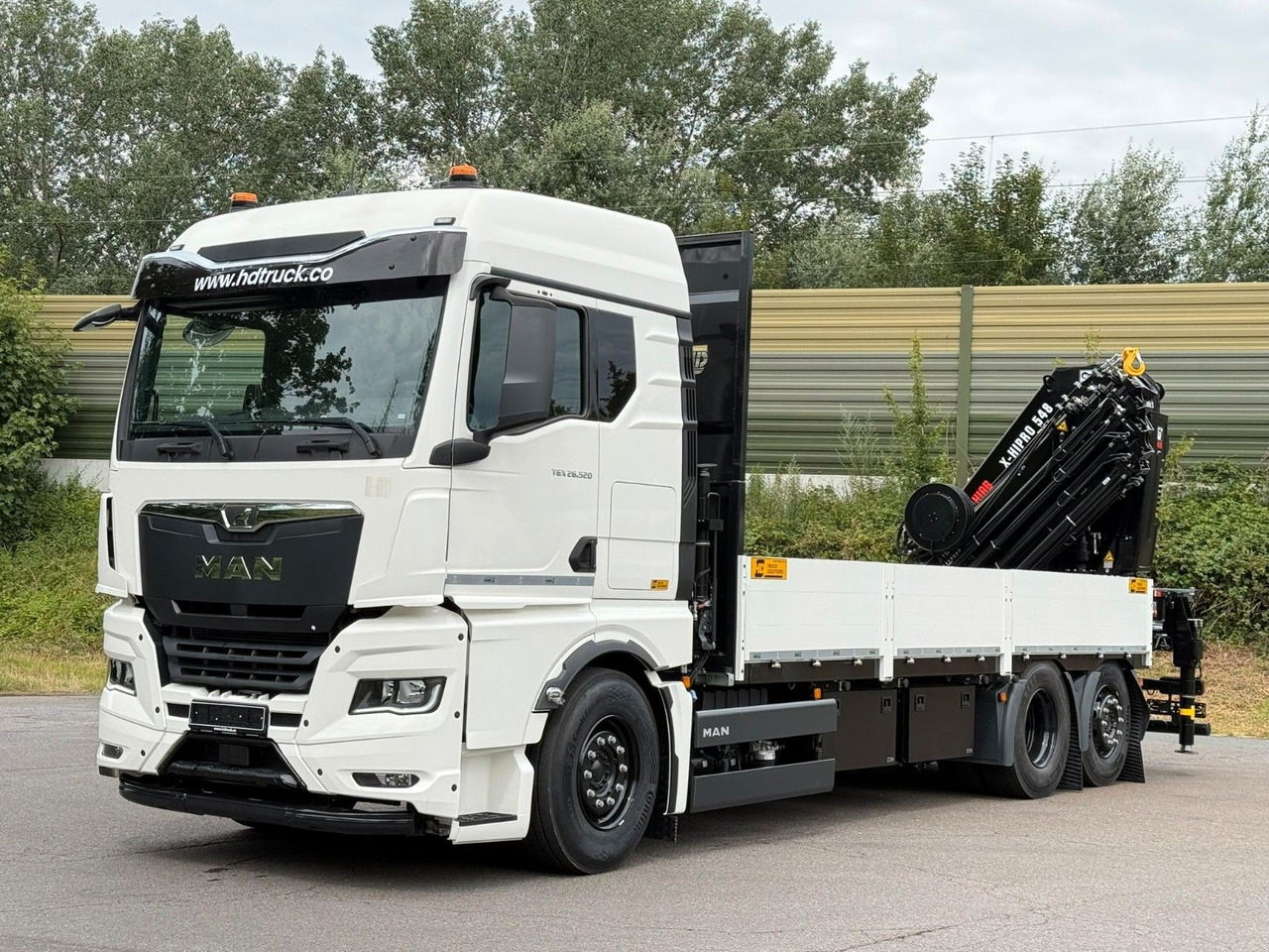 MAN TGX 26.520 TG3 Retarder / 6X2 Hiab 548 E 8 - Camion grue: photos 3 MAN TGX 26.520 TG3 Retarder / 6X2 Hiab 548 E 8 - Camion grue: photos 3