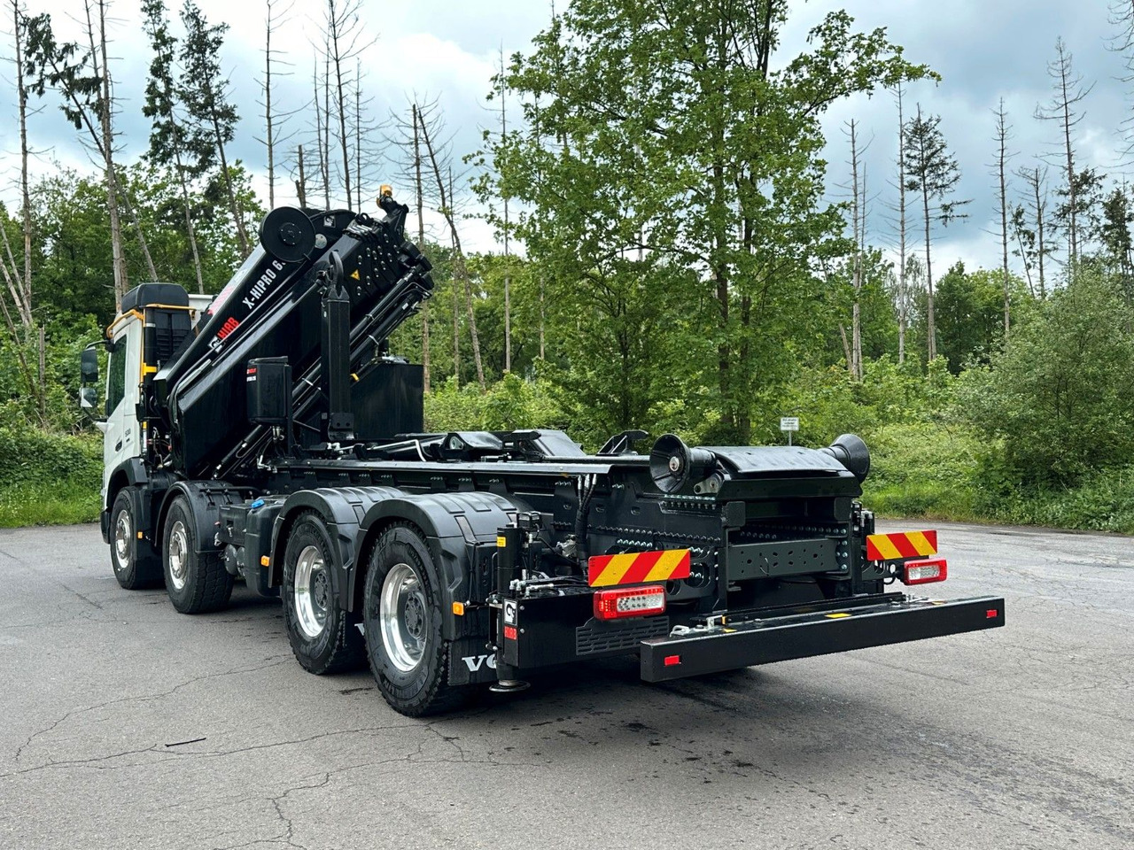 Volvo FMX 500 8x4 Abrollkipper + Kran Hiab 658-6 - Camion ampliroll, Camion grue: photos 5 Volvo FMX 500 8x4 Abrollkipper + Kran Hiab 658-6 - Camion ampliroll, Camion grue: photos 5