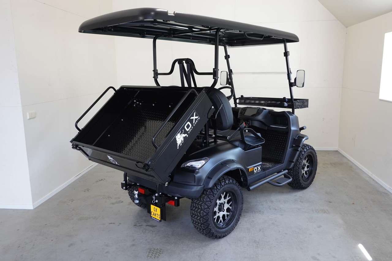 OX KG2L 2-Zits met Kiepbare Laadbak Mat-Zwart Nieuw - Voiturette de golf: photos 5 OX KG2L 2-Zits met Kiepbare Laadbak Mat-Zwart Nieuw - Voiturette de golf: photos 5