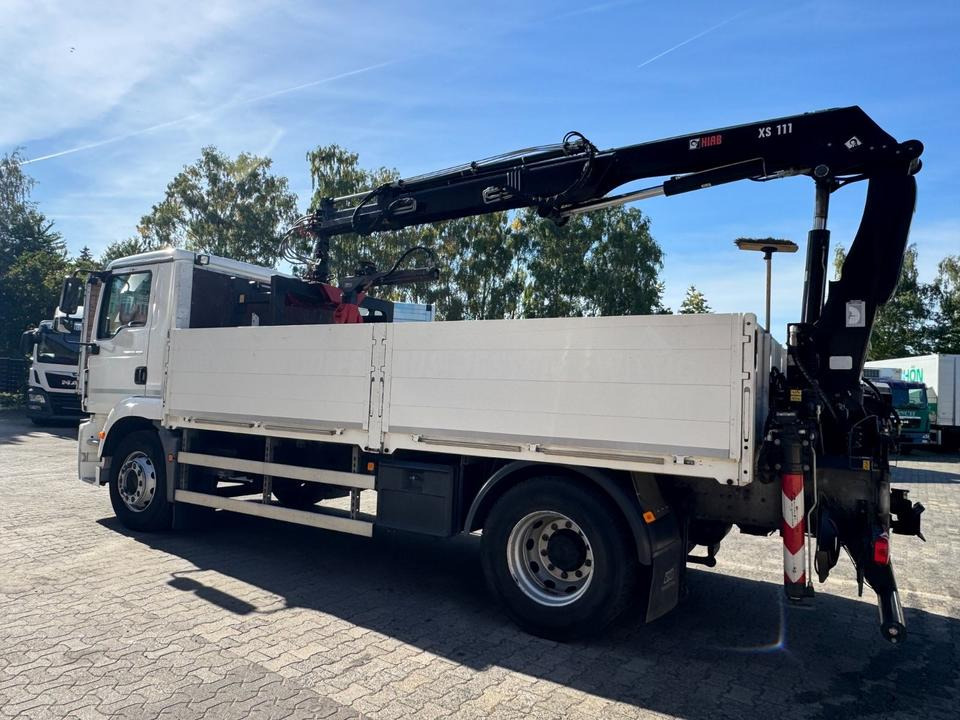 MAN TGM 18.290/HIAB-XS111/JOYSTICK/aus1.Hand - Camion plateau, Camion grue: photos 3 MAN TGM 18.290/HIAB-XS111/JOYSTICK/aus1.Hand - Camion plateau, Camion grue: photos 3