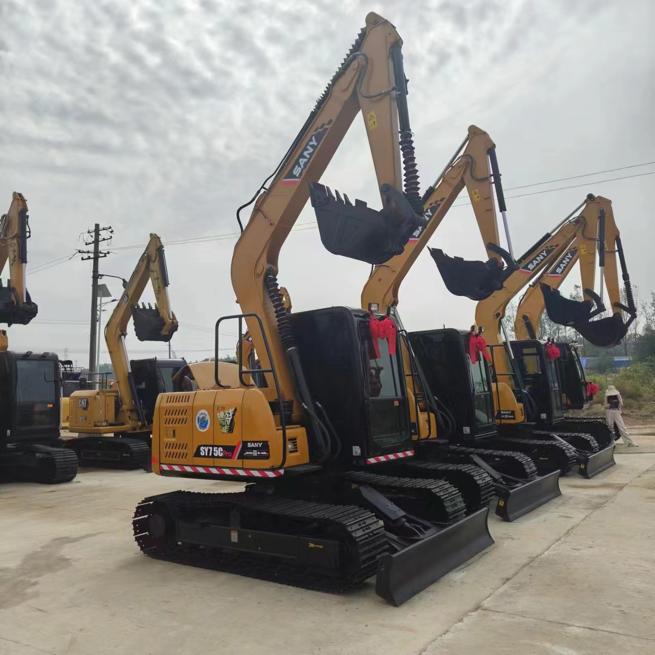 Pelle sur chenille SANY SY75C: photos 17 Pelle sur chenille SANY SY75C: photos 17