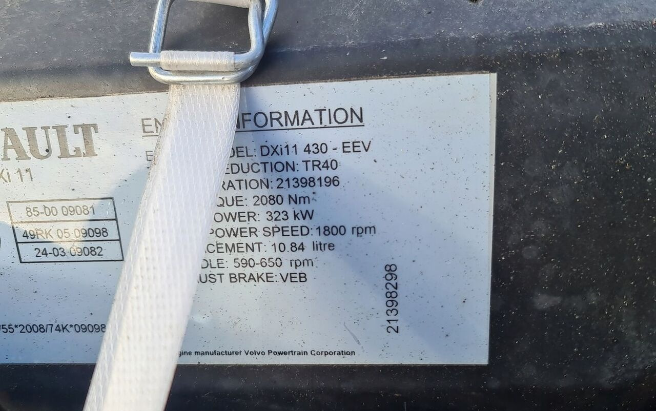 Renault VOLVO Renault PREMIUM DXI 430 - Moteur pour Camion: photos 2 Renault VOLVO Renault PREMIUM DXI 430 - Moteur pour Camion: photos 2