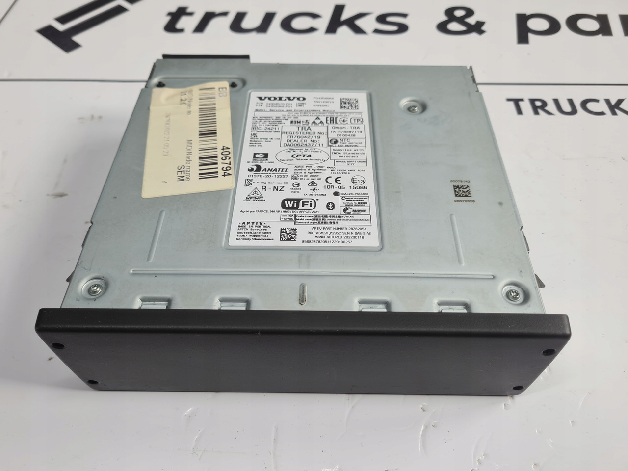 VOLVO RADIO MODUŁ SEM RADIA WIFI BLUETOOTH VOLVO FH 4 FM 4 FH 5 FM 5 FMX - Cabine et intérieur pour Camion: photos 2 VOLVO RADIO MODUŁ SEM RADIA WIFI BLUETOOTH VOLVO FH 4 FM 4 FH 5 FM 5 FMX - Cabine et intérieur pour Camion: photos 2