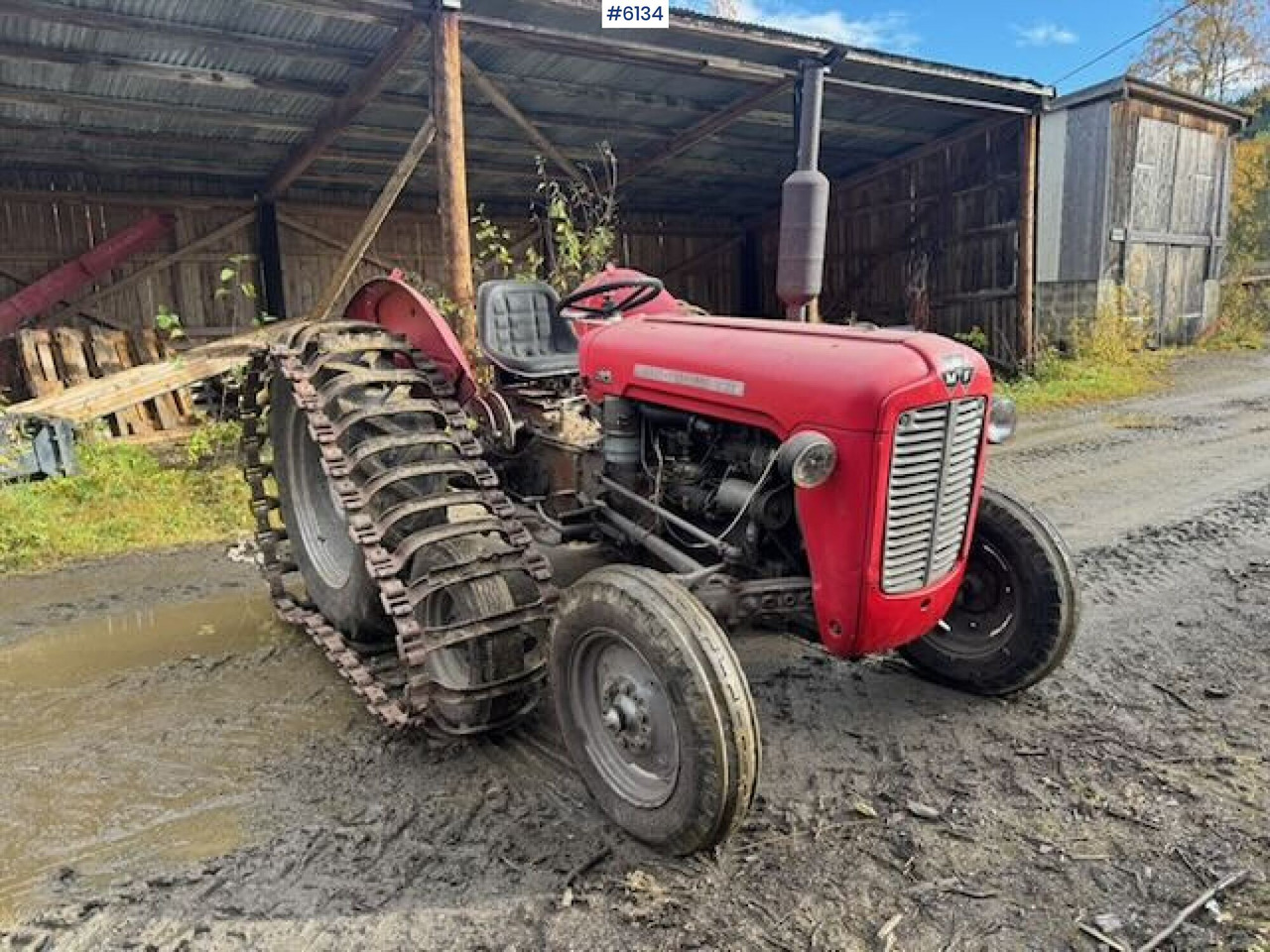 1973 Massey Ferguson 35 with tracks. WATCH VIDEO! - Tracteur agricole: photos 3 1973 Massey Ferguson 35 with tracks. WATCH VIDEO! - Tracteur agricole: photos 3