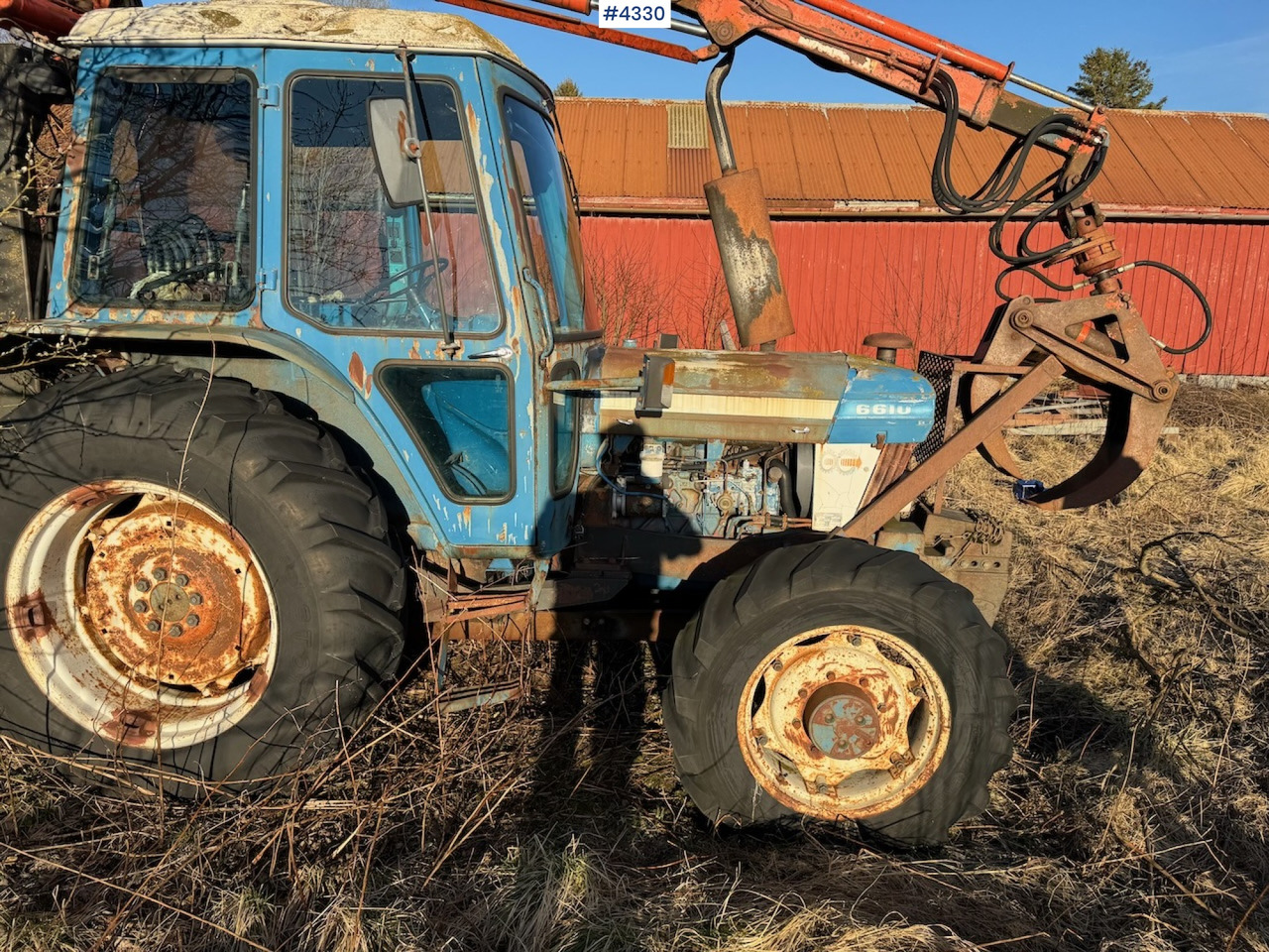 1981 Ford 6610 m/ FMV tømmerkran og tvillinghjul - Tracteur agricole: photos 4 1981 Ford 6610 m/ FMV tømmerkran og tvillinghjul - Tracteur agricole: photos 4