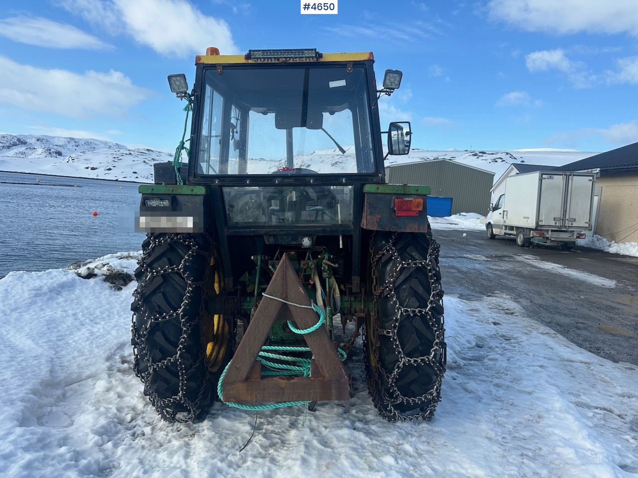 1981 John Deere 2040 w/ loader, triangle, snow blower, pallet forks and hydraulic unit. WATCH VIDEO. - Tracteur agricole: photos 4 1981 John Deere 2040 w/ loader, triangle, snow blower, pallet forks and hydraulic unit. WATCH VIDEO. - Tracteur agricole: photos 4