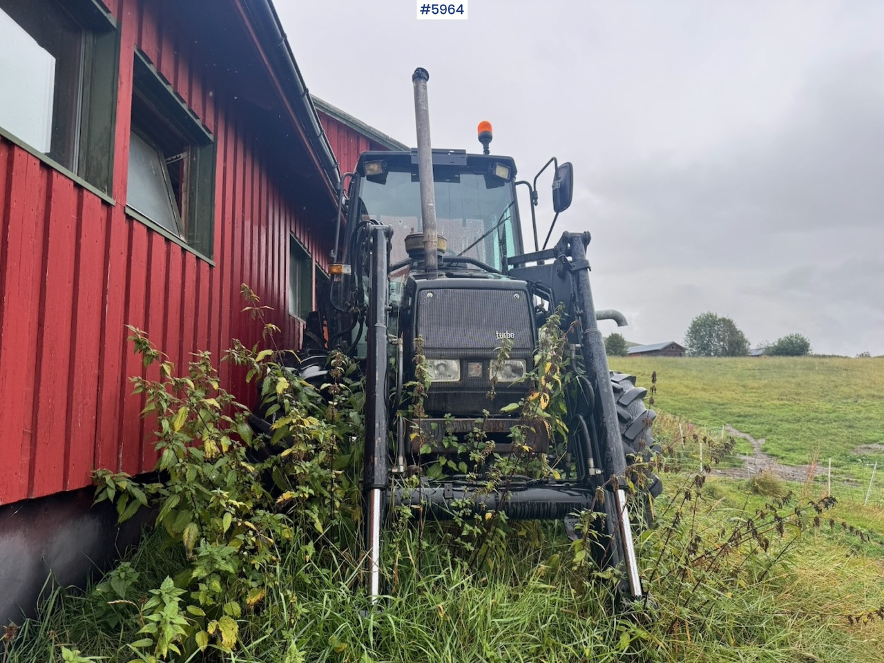 1991 Valmet 6100 Turbo with front loader and bucket - Tracteur agricole: photos 5 1991 Valmet 6100 Turbo with front loader and bucket - Tracteur agricole: photos 5