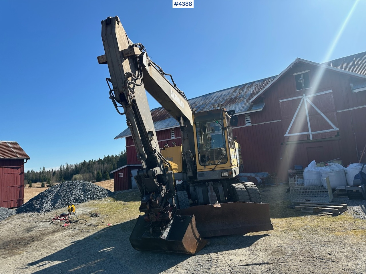 1995 Åkermann EW200 Wheel machine w/ grading bucket og tiltrotator. WATCH VIDEO. - Pelle: photos 4 1995 Åkermann EW200 Wheel machine w/ grading bucket og tiltrotator. WATCH VIDEO. - Pelle: photos 4