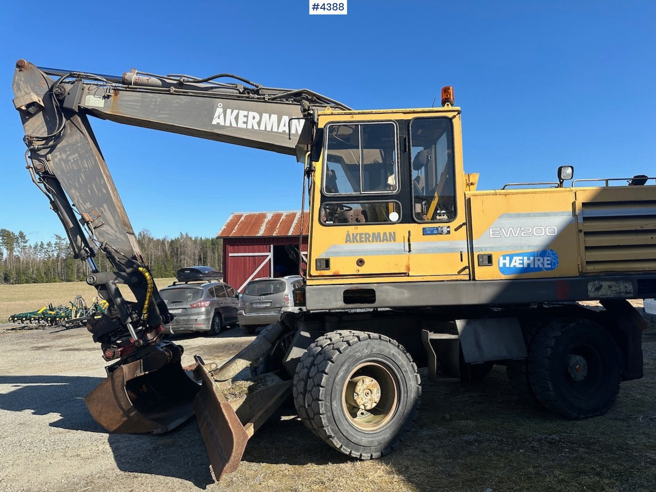 1995 Åkermann EW200 Wheel machine w/ grading bucket og tiltrotator. WATCH VIDEO. - Pelle: photos 2 1995 Åkermann EW200 Wheel machine w/ grading bucket og tiltrotator. WATCH VIDEO. - Pelle: photos 2