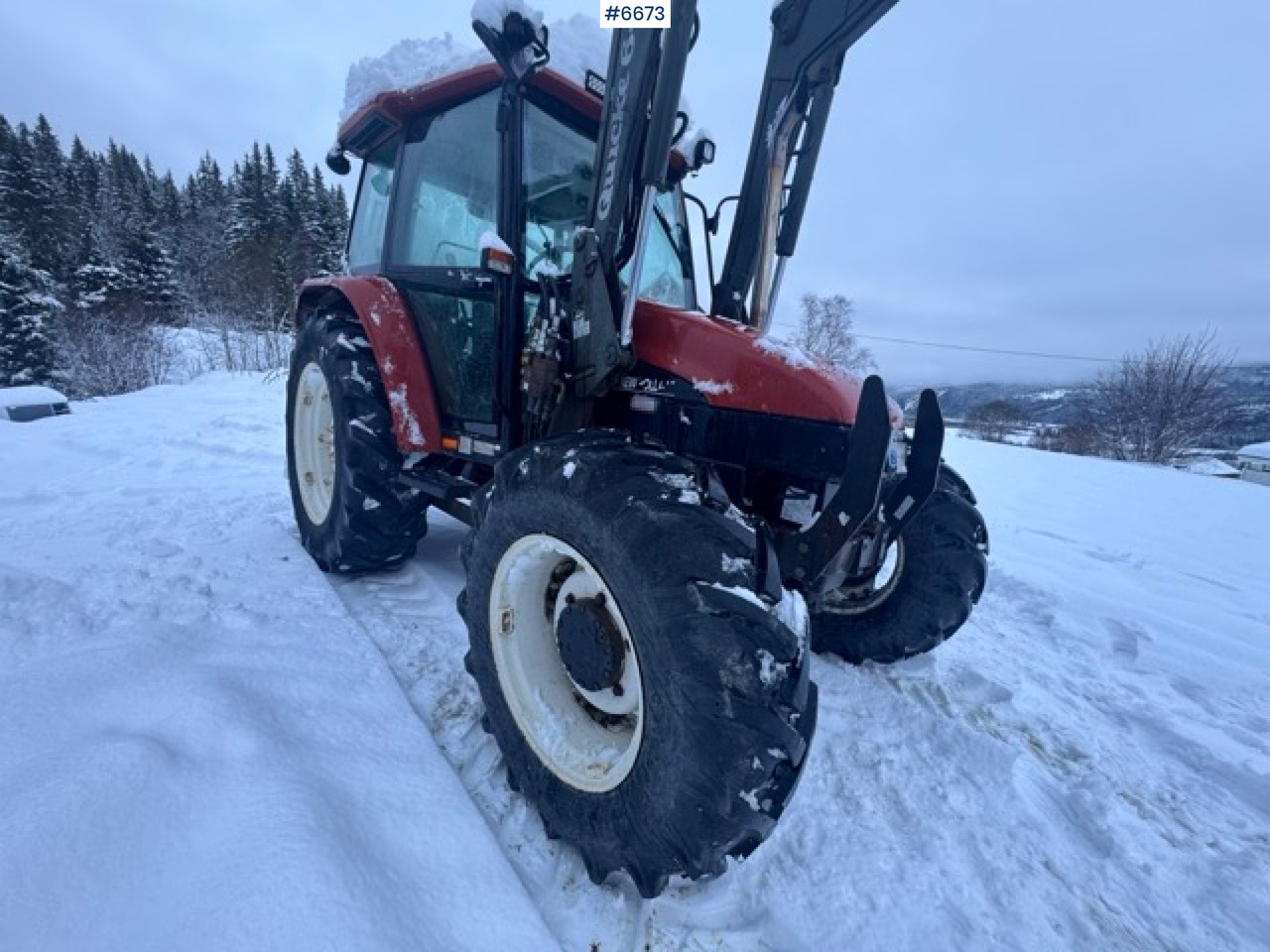 Tracteur agricole 1996 New Holland L75 with front loader and 3rd function: photos 15