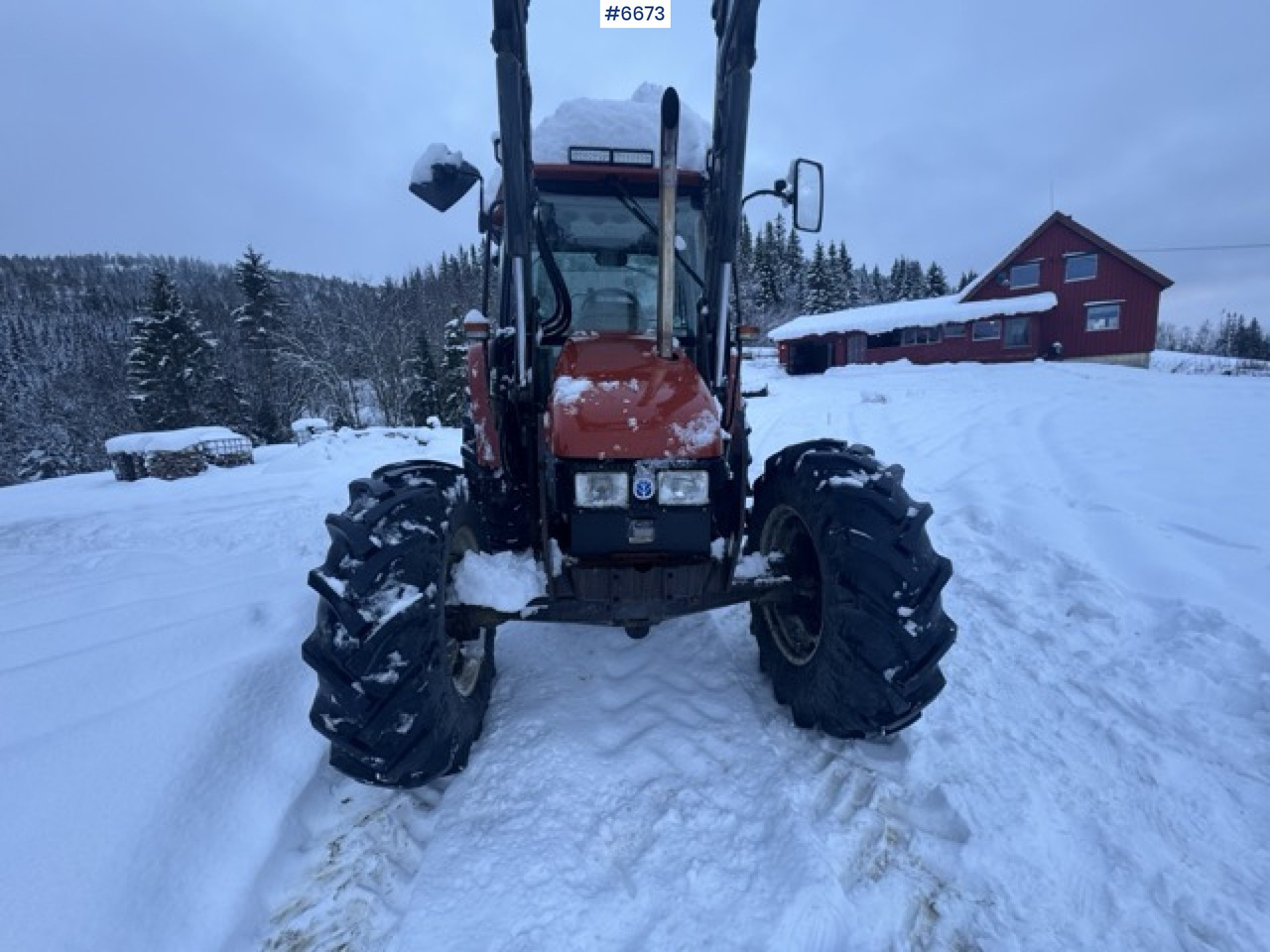 Tracteur agricole 1996 New Holland L75 with front loader and 3rd function: photos 18