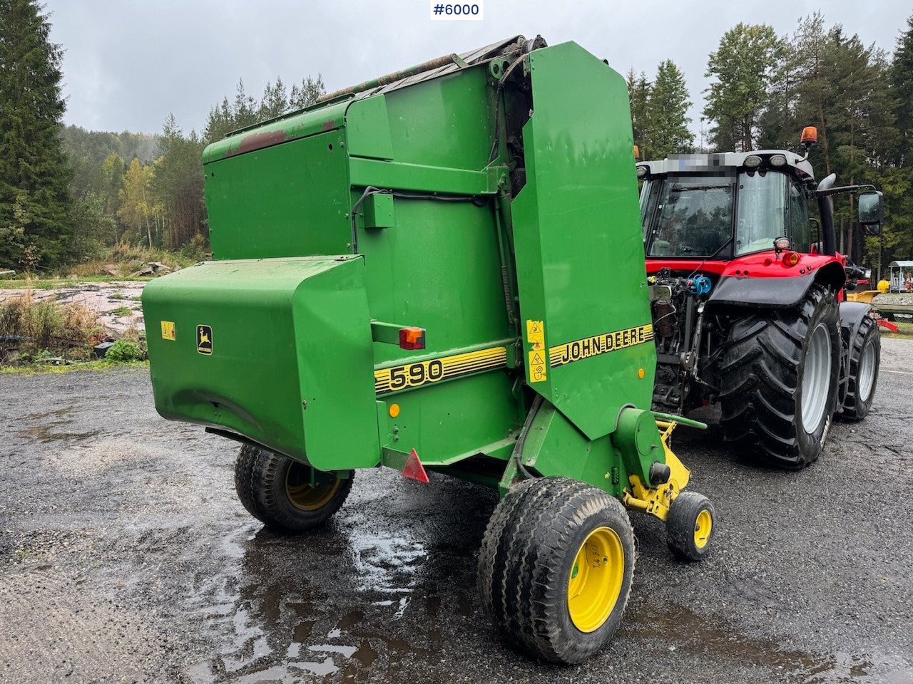 2000 John Deere 590 Round Baler. - Matériel de fenaison: photos 5 2000 John Deere 590 Round Baler. - Matériel de fenaison: photos 5