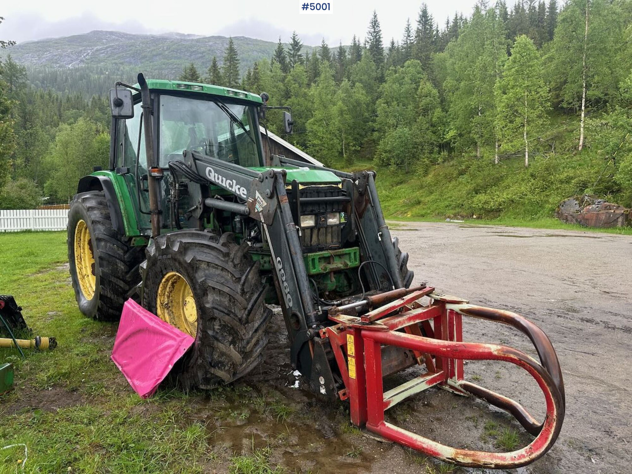 Tracteur agricole 2000 John Deere 6610 4x4 tractor w/ front loader.: photos 8