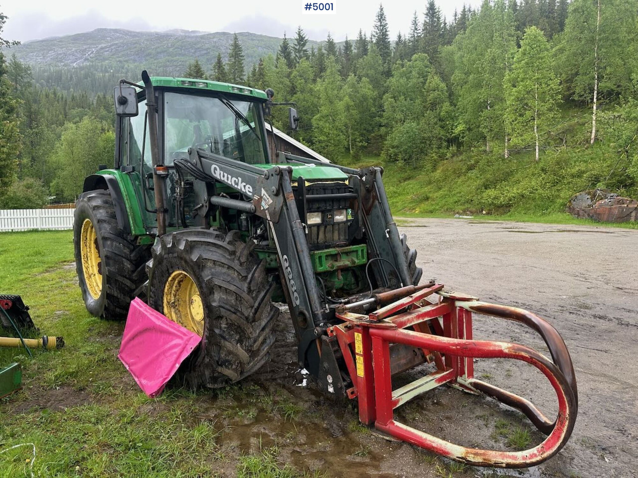 Tracteur agricole 2000 John Deere 6610 4x4 tractor w/ front loader.: photos 9