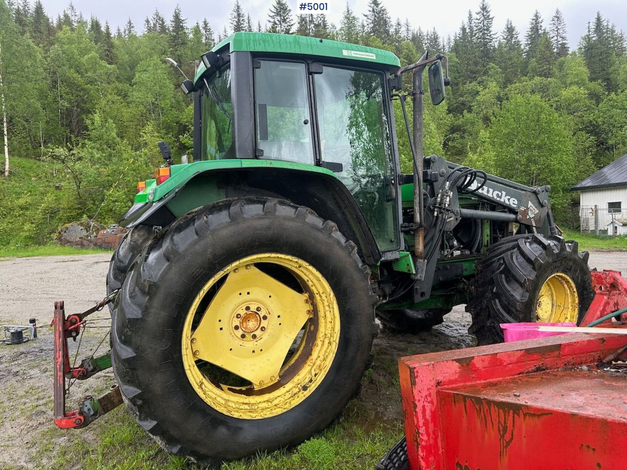 Tracteur agricole 2000 John Deere 6610 4x4 tractor w/ front loader.: photos 7