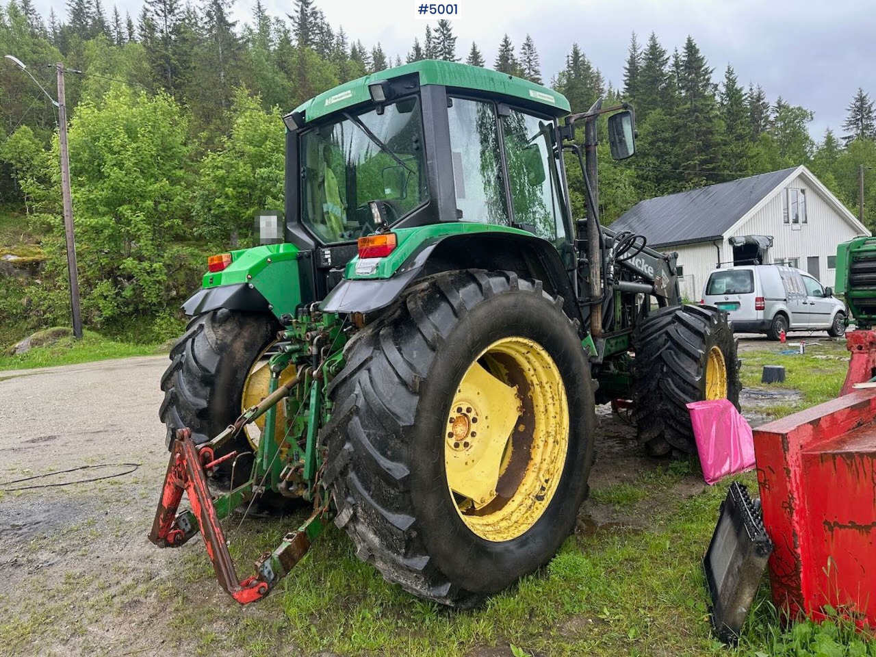 Tracteur agricole 2000 John Deere 6610 4x4 tractor w/ front loader.: photos 6