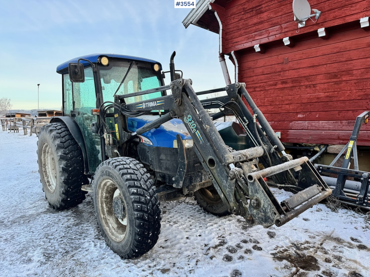 2003 New Holland TN75D 4x4 w/ Front Loader. 4000 hours! - Tracteur agricole: photos 2 2003 New Holland TN75D 4x4 w/ Front Loader. 4000 hours! - Tracteur agricole: photos 2