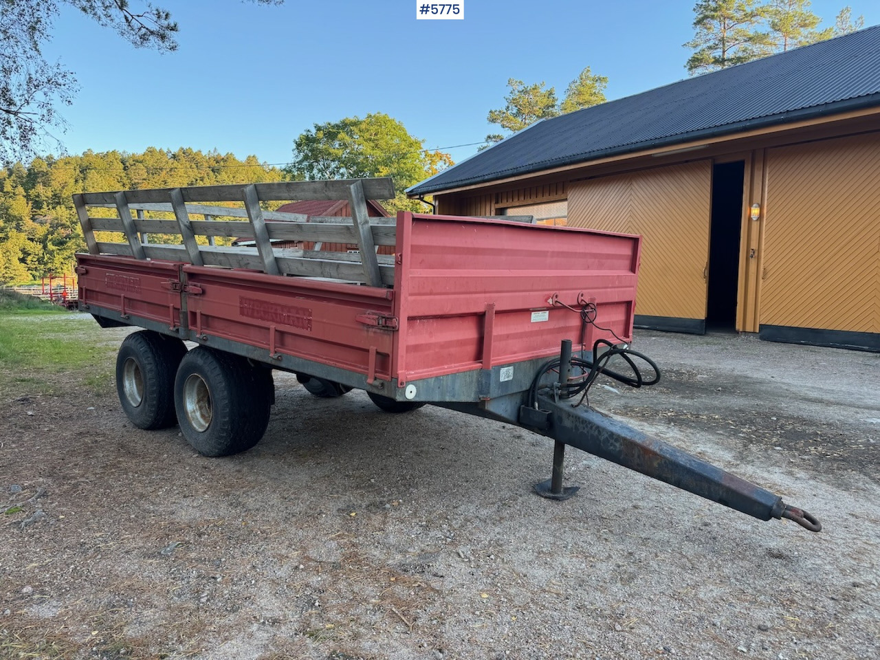 2003 Weckman 90 w/ brakes. - Remorque agricole: photos 4 2003 Weckman 90 w/ brakes. - Remorque agricole: photos 4