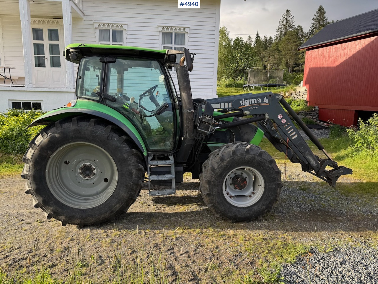 2006 Deutz-Fahr Agrotron K90 w/front loader. - Tracteur agricole: photos 1 2006 Deutz-Fahr Agrotron K90 w/front loader. - Tracteur agricole: photos 1