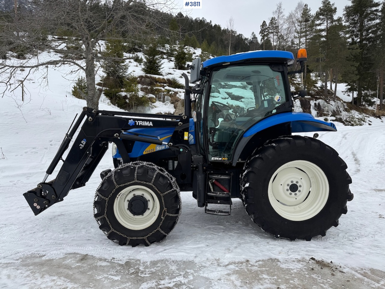 2010 New Holland T6020 Elite w/front loader - Tracteur agricole: photos 3 2010 New Holland T6020 Elite w/front loader - Tracteur agricole: photos 3