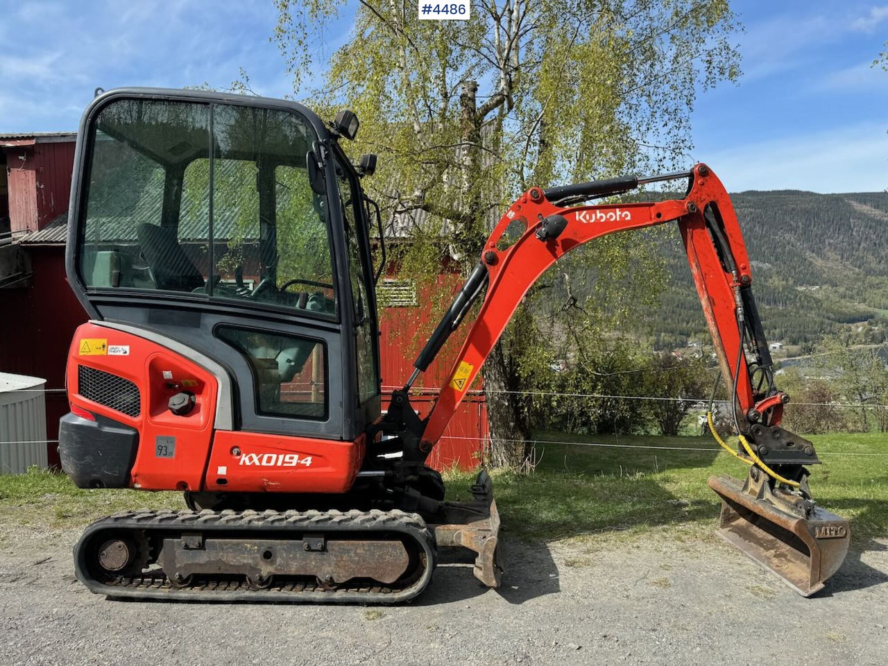 2014 Kubota KX019 Mini excavator with two buckets - Pelle: photos 1 2014 Kubota KX019 Mini excavator with two buckets - Pelle: photos 1