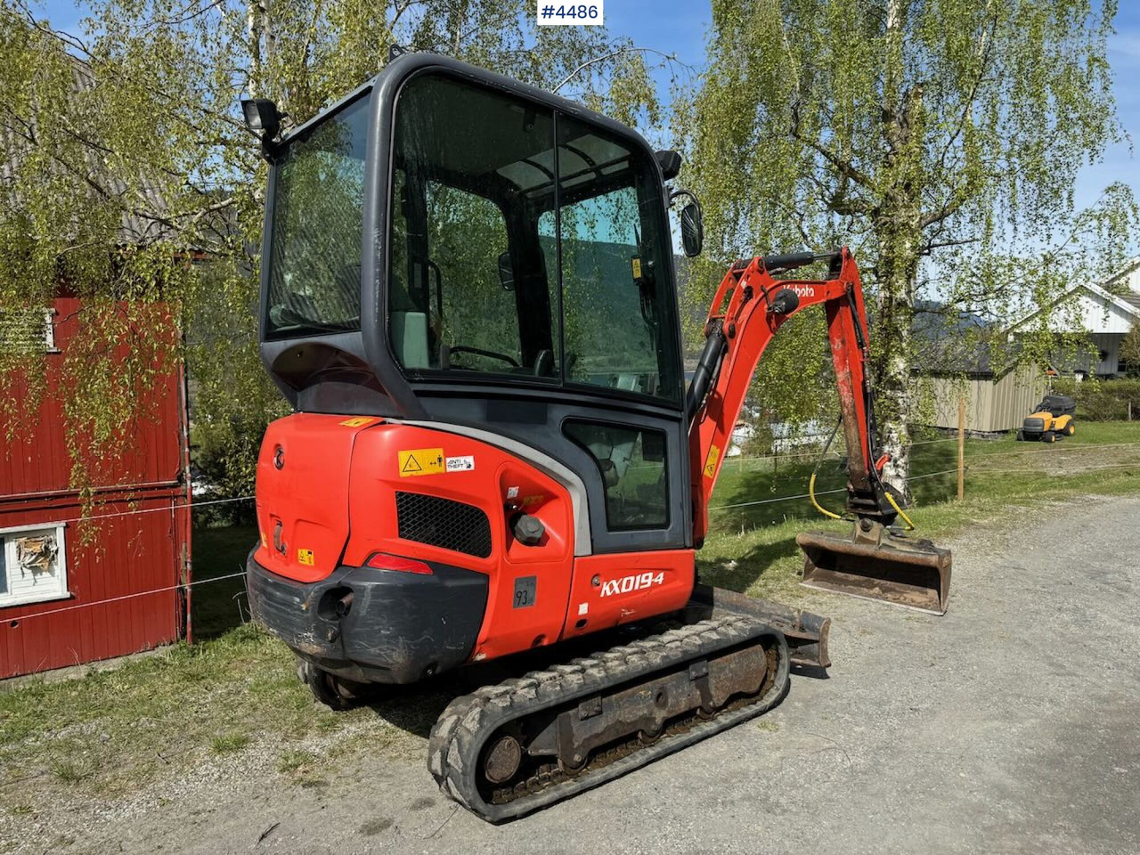 2014 Kubota KX019 Mini excavator with two buckets - Pelle: photos 3 2014 Kubota KX019 Mini excavator with two buckets - Pelle: photos 3