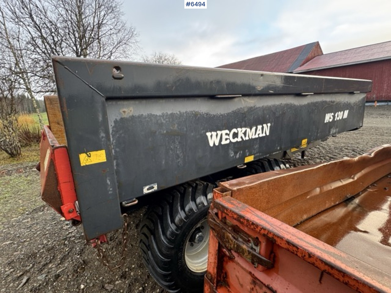 Benne agricole 2016 Weckman WS130M dump trailer: photos 6 Benne agricole 2016 Weckman WS130M dump trailer: photos 6
