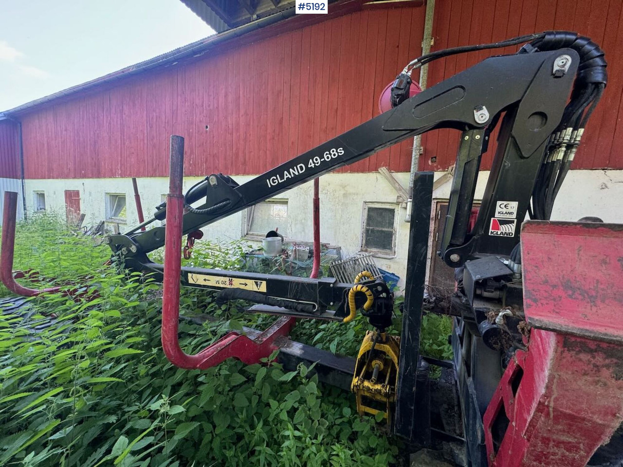 2017 Igland 450 Swingtrac timber trailer with crane and winch - Remorque grumier: photos 1 2017 Igland 450 Swingtrac timber trailer with crane and winch - Remorque grumier: photos 1