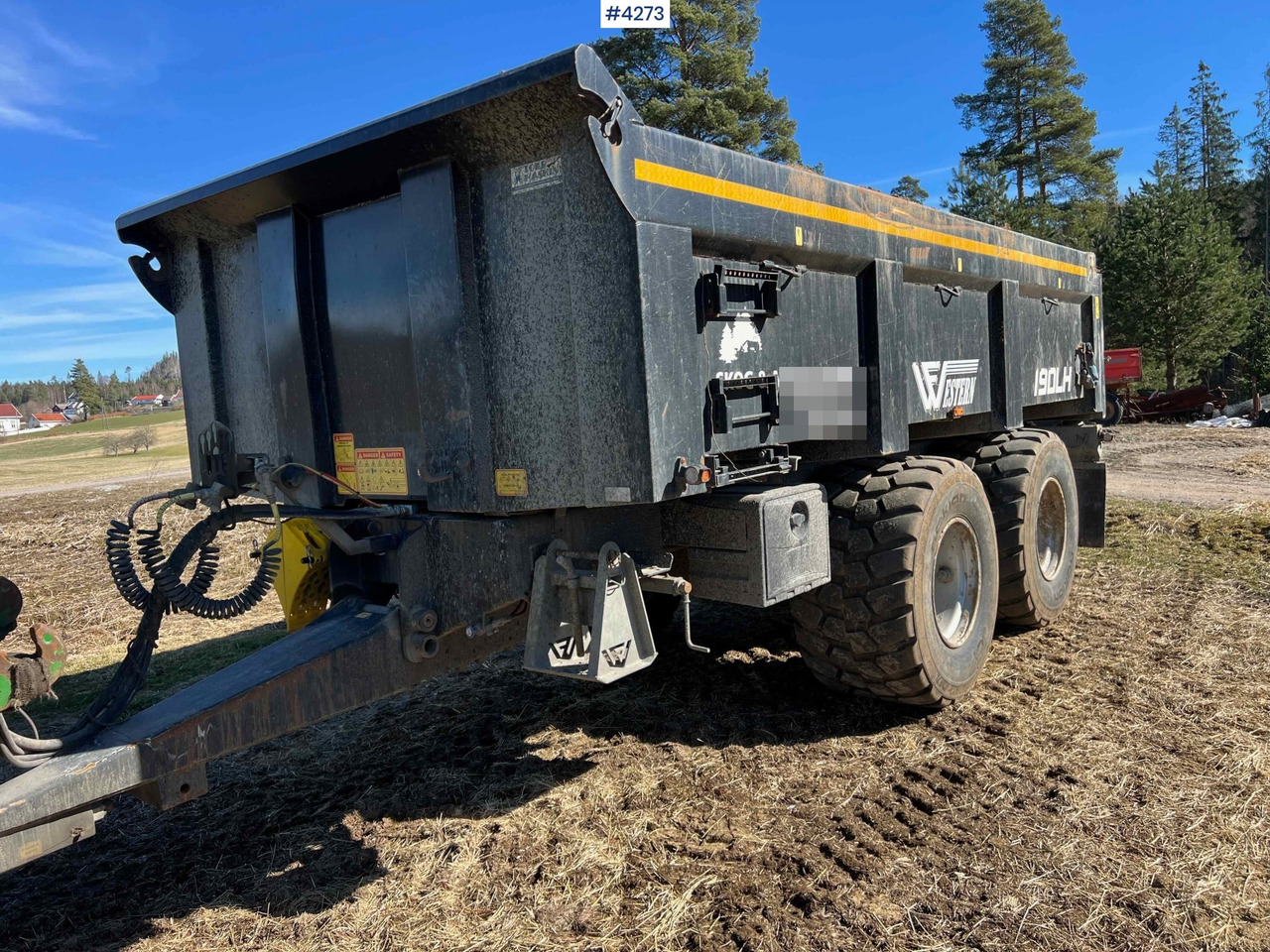 2020 Richard Western wf19DLH 2 axle dump trailer for tractor - Benne agricole: photos 2 2020 Richard Western wf19DLH 2 axle dump trailer for tractor - Benne agricole: photos 2