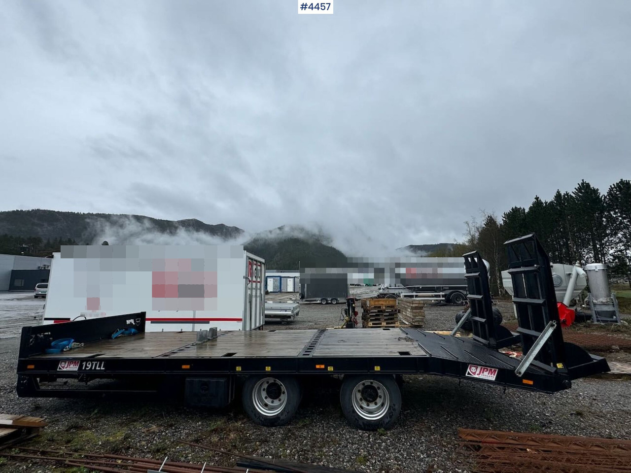 2021 JPM 19TLL Machine Trailer - Remorque porte-engin surbaissée: photos 4 2021 JPM 19TLL Machine Trailer - Remorque porte-engin surbaissée: photos 4