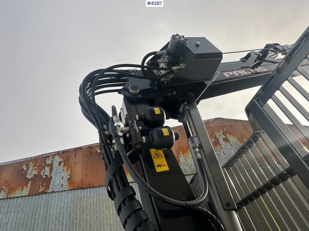 Remorque grumier 2023 Palms u12 timber trailer w/ Palms 5,85 krane. Never used.: photos 17