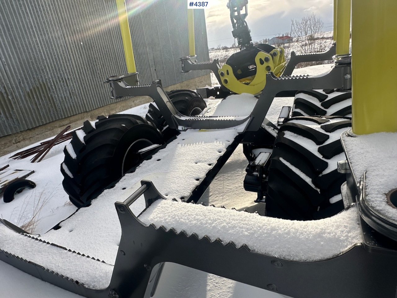 Remorque grumier 2023 Palms u12 timber trailer w/ Palms 5,85 krane. Never used.: photos 20