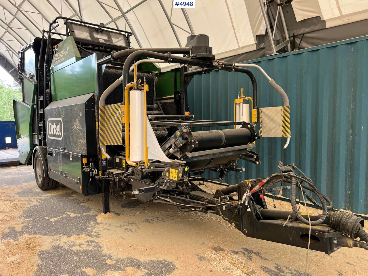 2024 Orkel Dens-x round baler for corn, chips and cut grass - Matériel de fenaison: photos 5 2024 Orkel Dens-x round baler for corn, chips and cut grass - Matériel de fenaison: photos 5
