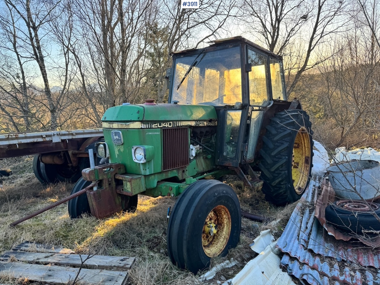 Ca. 1985 John Deere 4x2 - Tracteur agricole: photos 3 Ca. 1985 John Deere 4x2 - Tracteur agricole: photos 3
