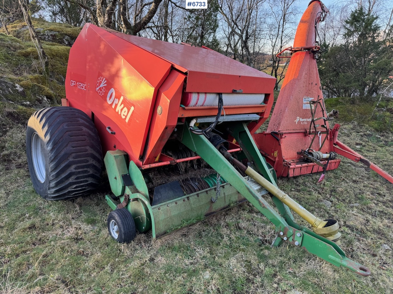 Orkel GP 1250 Round Baler. - Matériel de fenaison: photos 1 Orkel GP 1250 Round Baler. - Matériel de fenaison: photos 1