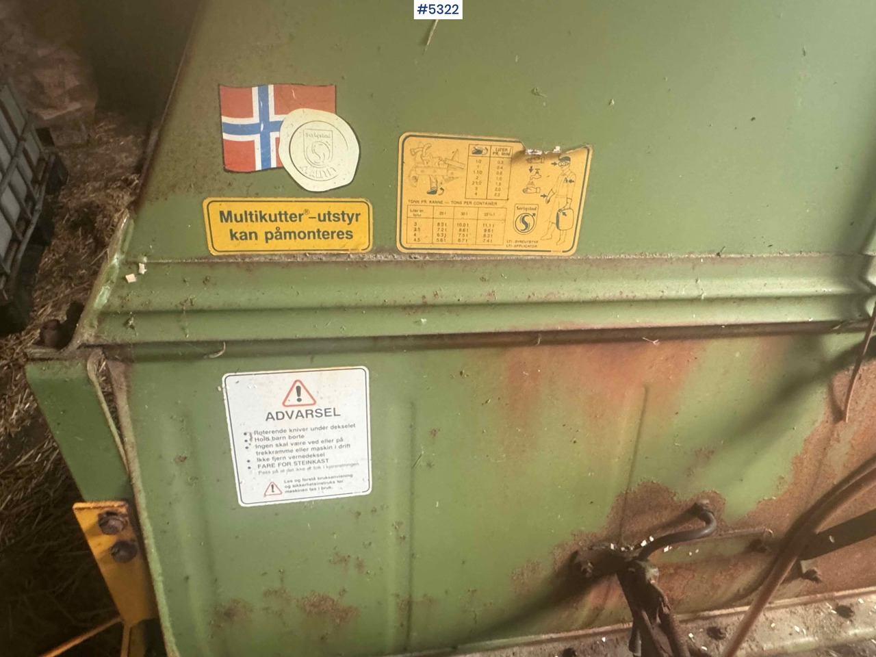 Matériel de fenaison Serigstad FS 134 Forage harvester: photos 8