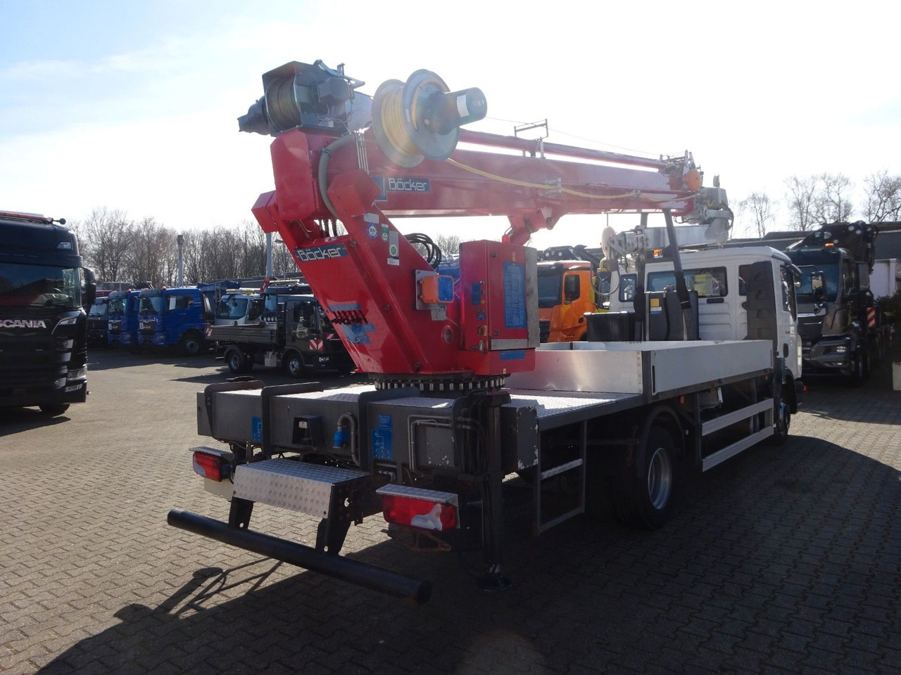 Camion grue neuf MAN 8.180  TGL + Böcker AK 32 Meter Dachdeckerkran: photos 6