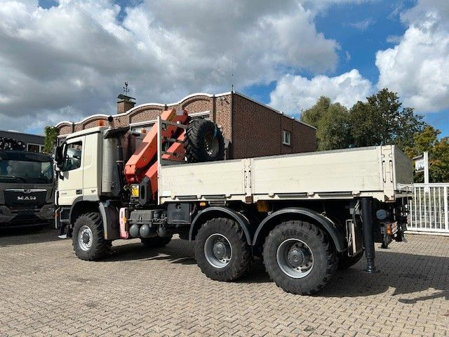 Camion grue Mercedes-Benz 3344 Actros Pritsche + PK 34002 6x6: photos 6