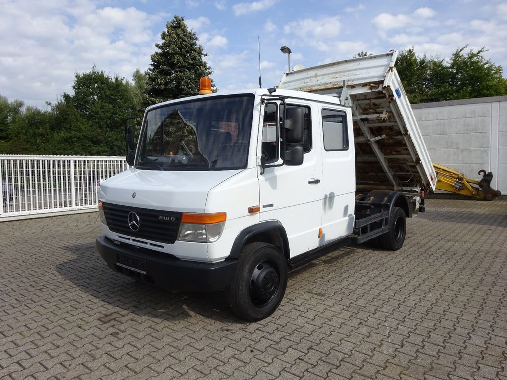 Mercedes-Benz 816D Doppelkabine MEILLER 3Skipper - Camion benne: photos 1 Mercedes-Benz 816D Doppelkabine MEILLER 3Skipper - Camion benne: photos 1