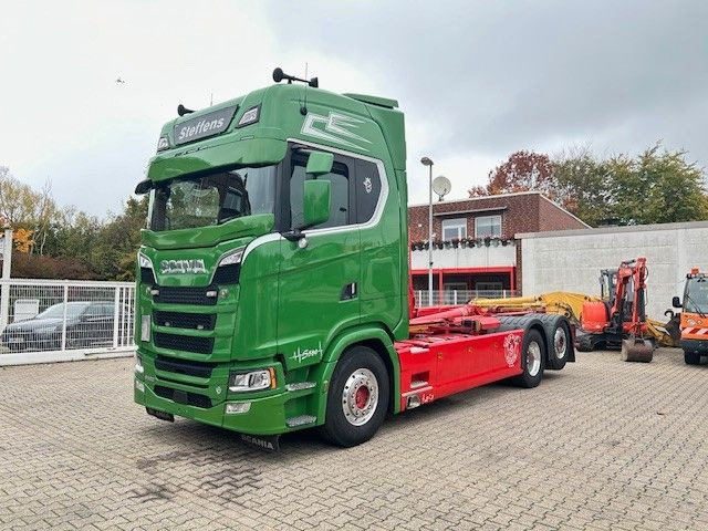 Scania S580 V8 MEILLER Abroller mit Lift+Lenkachse 6x2 - Camion ampliroll: photos 3 Scania S580 V8 MEILLER Abroller mit Lift+Lenkachse 6x2 - Camion ampliroll: photos 3