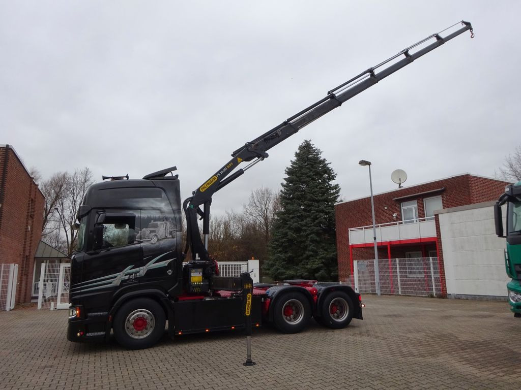 Scania R650 V8 SZM + PK19001SLD Kran - Tracteur routier: photos 1 Scania R650 V8 SZM + PK19001SLD Kran - Tracteur routier: photos 1
